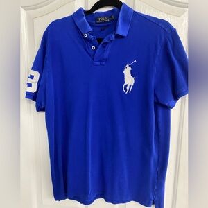 Polo by Ralph Lauren Blue Men's Shirt polo size large